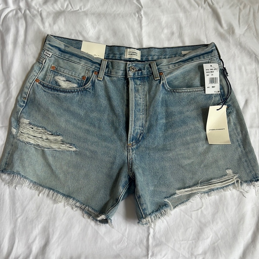 NWT Citizens of Humanity Denim Shorts